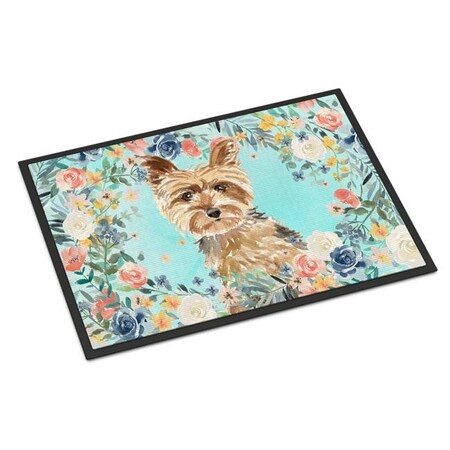 Carolines Treasures Carolines Treasures CK3401MAT 18 x 27 in. Yorkie Indoor or Outdoor Mat CK3401MAT